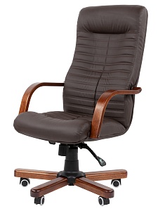 Офисное кресло CHAIRMAN 480WD, экокожа,  коричневый N